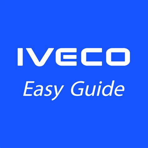 IVECO Easy Guide programėlės sąsaja