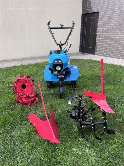 Įvairių tipų kultivatoriai ir motoblokai