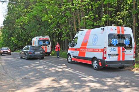 Avarijos vieta Merkinės apylinkėse