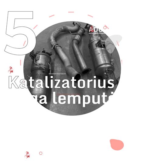Vaizdas iš arti automobilių katalizatoriaus.