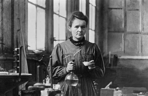 Marie Curie laboratorijoje