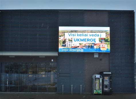 LED lauko reklamos ekranas