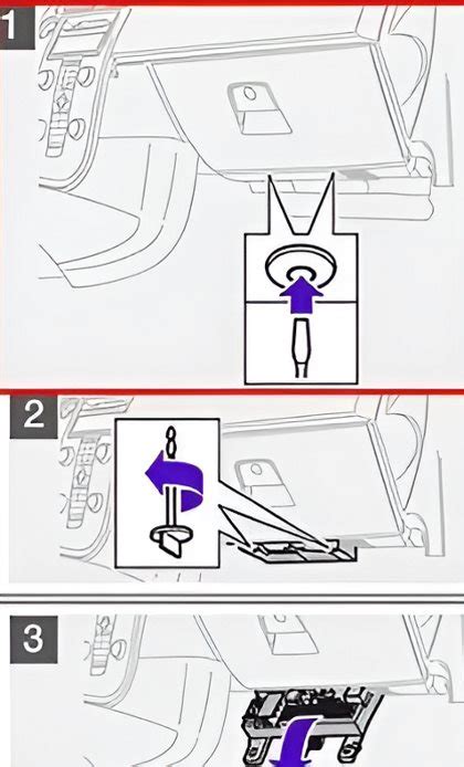 Schema, kaip atidaryti Volvo V50 bagažinę rankiniu būdu