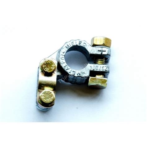 Schema kaip atrodo akumuliatoriaus gnybtas ir kur jis tvirtinamas ant akumuliatoriaus poliaus