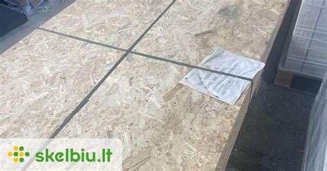 Įvairių tipų OSB plokštės