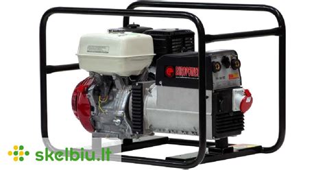 Generatorius su vieno cilindro varikliu