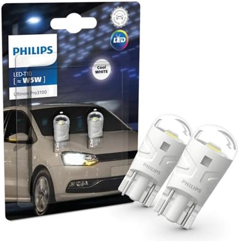 LED lemputės W5W T10 tipas