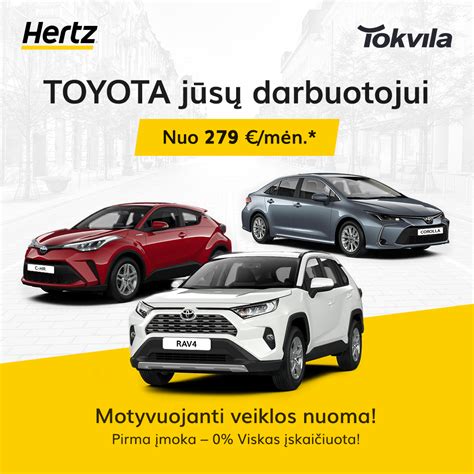 Naujas Toyota automobilis salone