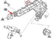 BMW 535d įsiurbimo kolektoriaus tarpinės schema