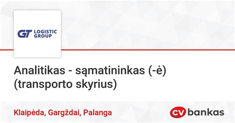 Transporto paslaugos Gargžduose