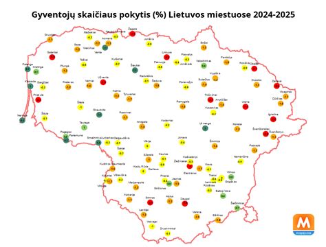 Žemėlapis: Administracinių nusižengimų skaičius didžiuosiuose Lietuvos miestuose