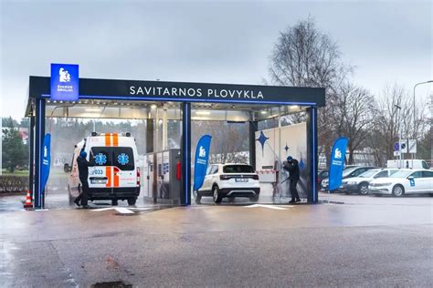Automobilių plovykla savitarnos