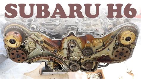 Subaru Outback H6 variklio schema
