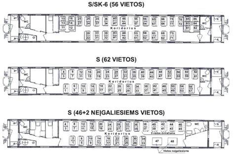 21 vietos mikroautobuso sėdimų vietų schema