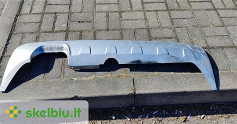 Toyota RAV4 2007 galinio buferio schema su parkavimo daviklių vietomis