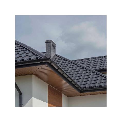 Scheminis stogo skersinio profilis su T grioveliu