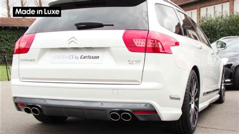 Citroën C5 Carlsson ratai ir išmetimo sistema