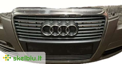 Audi A6 C6 priekinis buferis su parktronikų davikliais