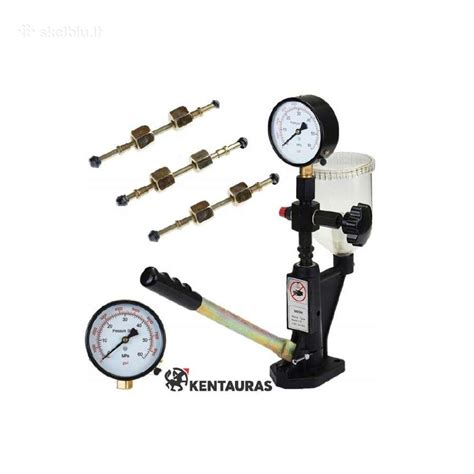 Modernus purkštukų testavimo stendas