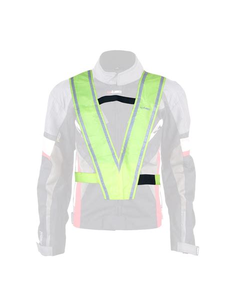 Šviesą atspindintys elementai ant motociklininko aprangos