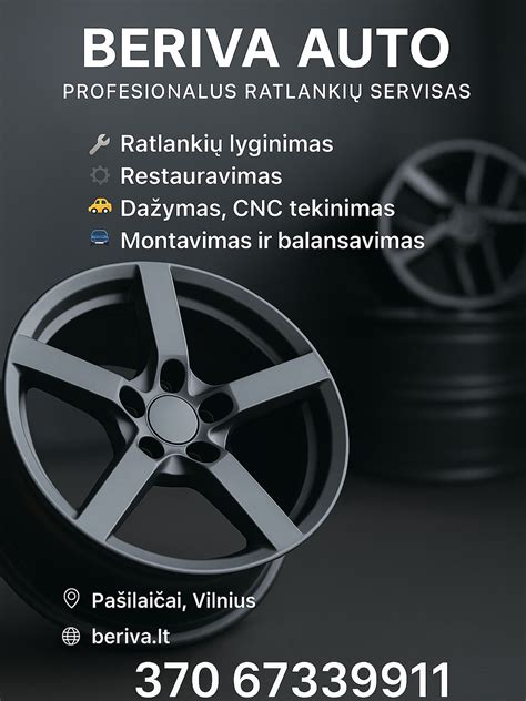 Automobilio ratlankių servisas