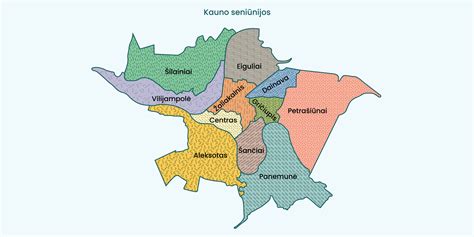 Žemėlapis su Kauno rinkliavų zonomis