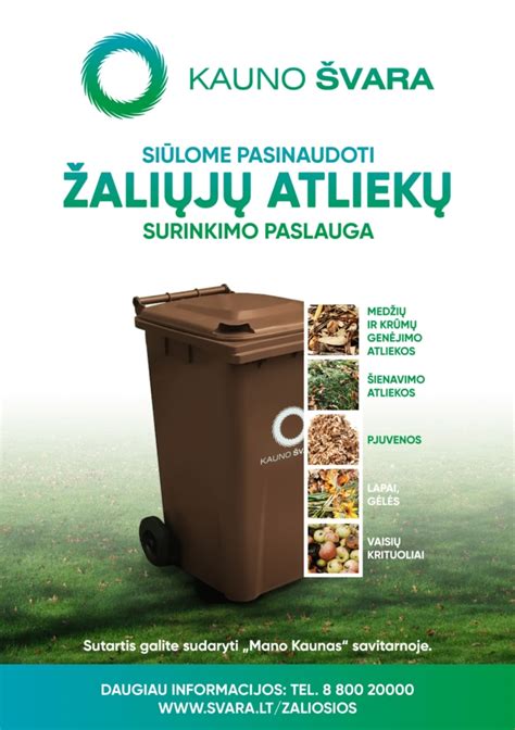 Infografika: Žaliųjų atliekų tvarkymo būdai