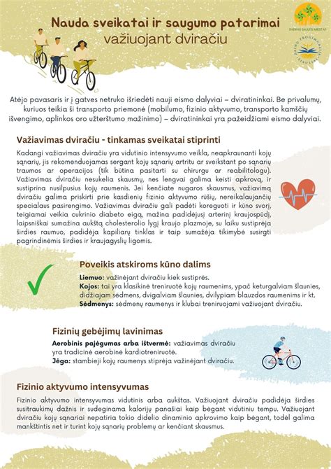 Važiavimo dviračiu nauda sveikatai