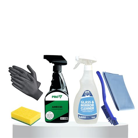 Rekomenduojamos priemonės priekinio stiklo valymui