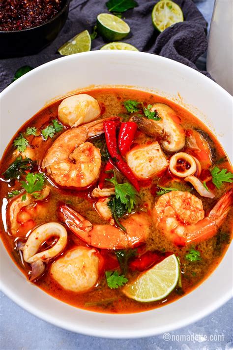 Ingredientai Tom Yum sriubai