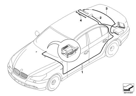 BMW E60 automobilio svorio pasiskirstymo schema
