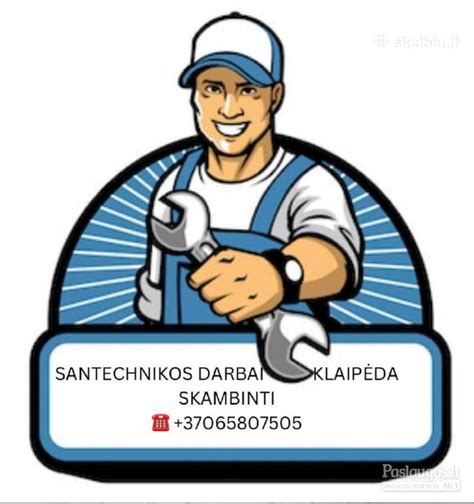 Santechniko darbai