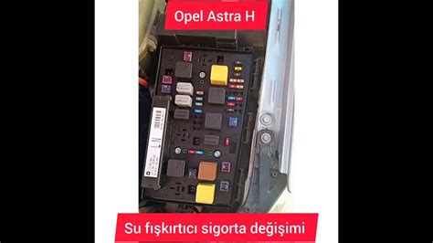 Schematinis Opel Astra kuro siurblio išdėstymas