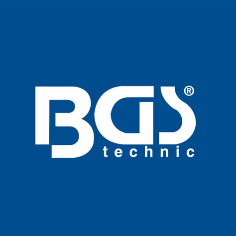 Simbolinis BGS technic KG logotipas ir įrankiai