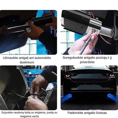 Automobilio duslintuvo išorinė apžiūra