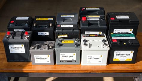 Skirtingi akumuliatorių tipai automobiliams