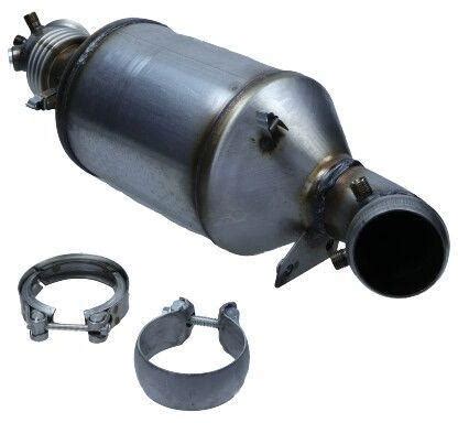 Veikiantis ir užsikimšęs DPF filtras