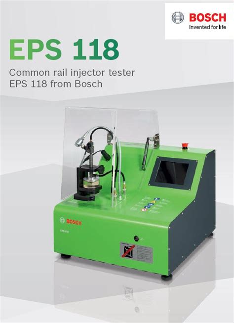 Bosch EPS 118 purkštukų tikrinimo stendas