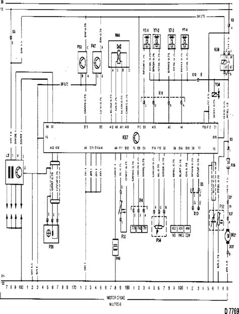 Opel Vectra B priekinio žibinto schema