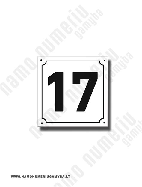 Pavyzdžiai skirtingų stilių namų numerių