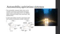 Scheminė motociklo apšvietimo sistemos dalis