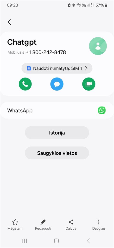 Simbolis su užrašytu telefono numeriu
