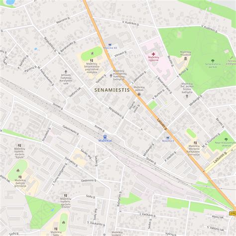 Mažeikių miesto žemėlapis su autoservisų lokacijomis (jei įmanoma)