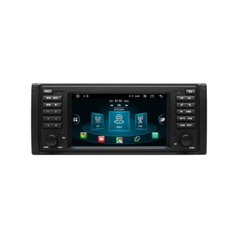 Universalios 2 DIN multimedijos sistemos pavyzdys BMW E39