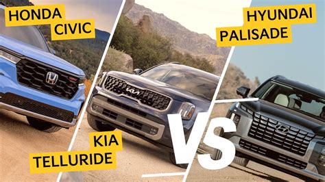 Palyginimas: Honda Pilot vs. Kia Telluride vs. Hyundai Palisade