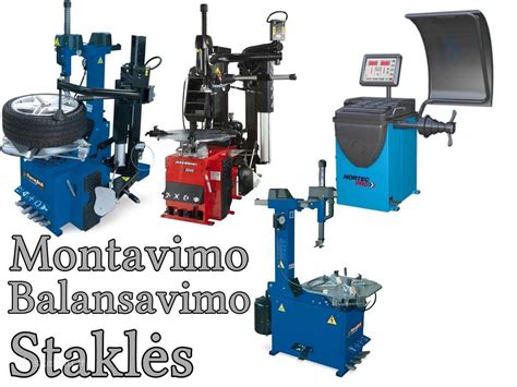 Padangų montavimo įranga autoservise