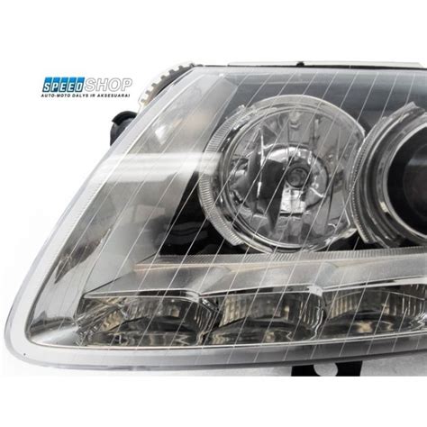 Audi A6 C6 galinių žibintų tipai