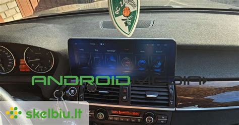 BMW X5 multimedijos sistemos sąsaja su kalbos pasirinkimo galimybe