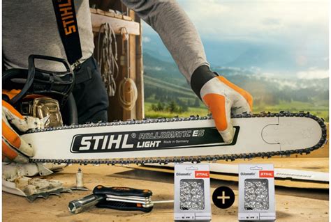 STIHL akumuliatorinių grandininių pjūklų asortimentas