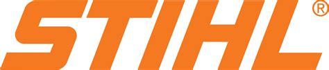 STIHL logotipas ir įrangos nuotrauka